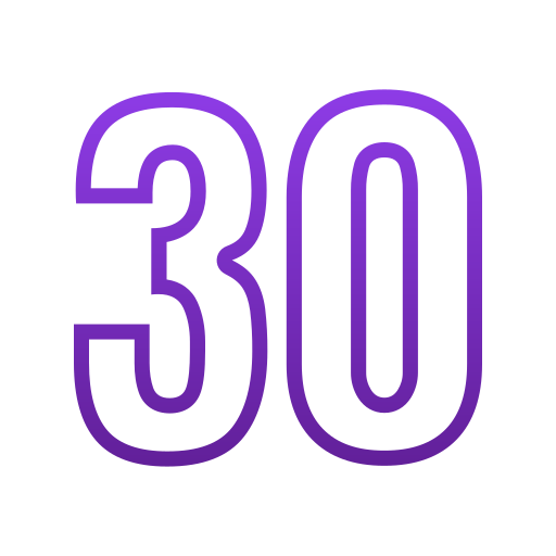 treinta icono gratis