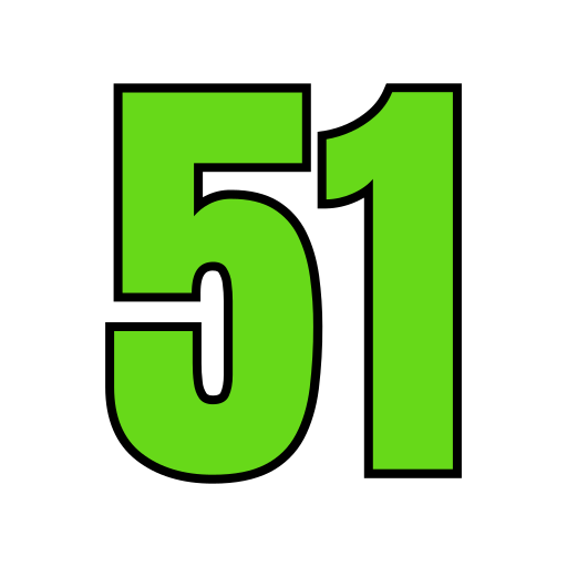 cinquenta e um grátis ícone