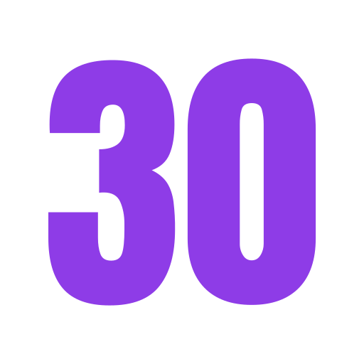 treinta icono gratis