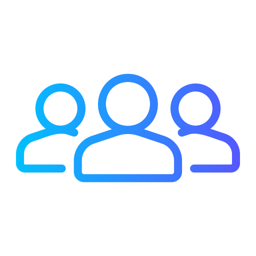 Teamwork Generic gradient outline icon