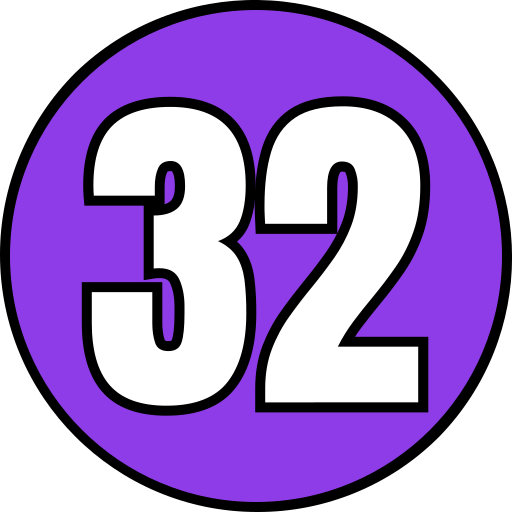 zweiunddreißig kostenlos Icon zweiunddreißig kostenlos Icon