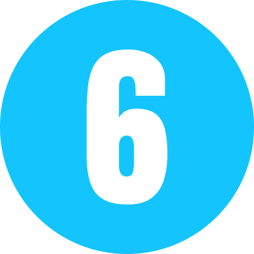 sechs kostenlos Icon sechs kostenlos Icon