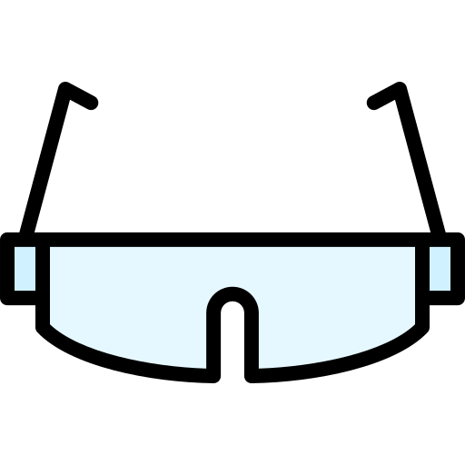 lentes de seguridad icono gratis