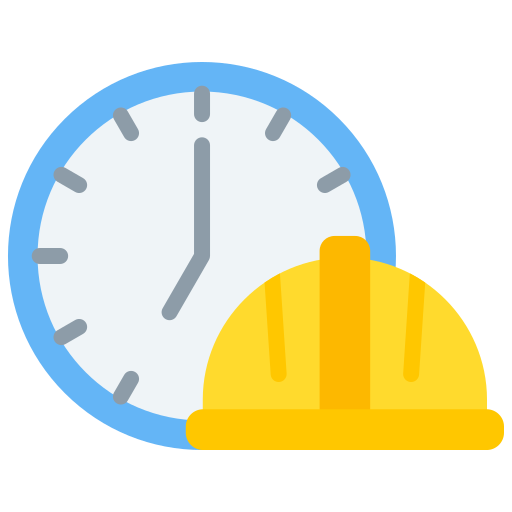 Working hours Generic color fill icon