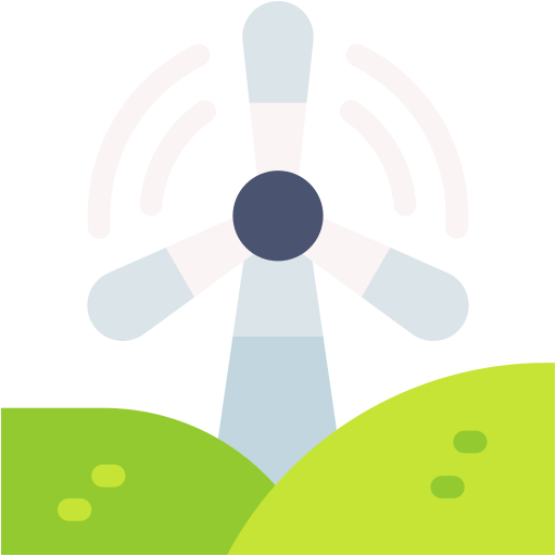 Énergie éolienne Icône gratuit