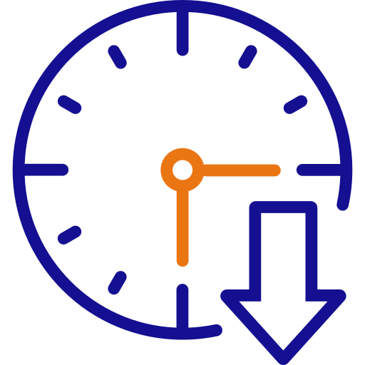 Reduce time Generic color outline icon