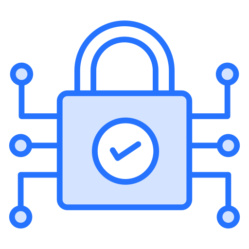 la seguridad cibernética icono gratis