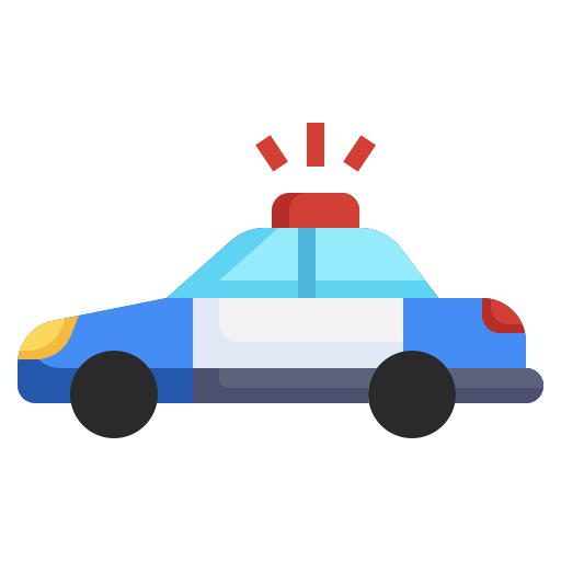 Police car Generic color fill icon