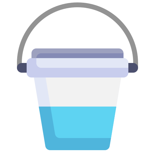 Water bucket Generic color fill icon