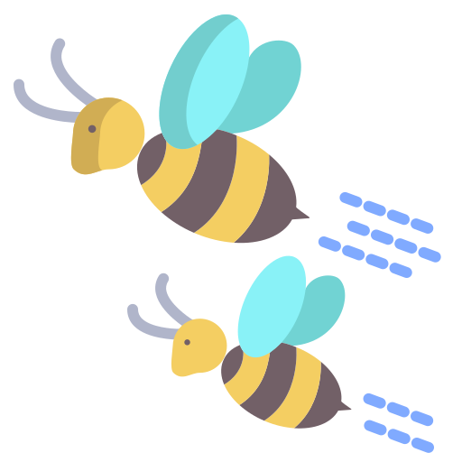 Bee free icon Bee free icon