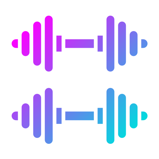 Barbell Generic gradient fill icon