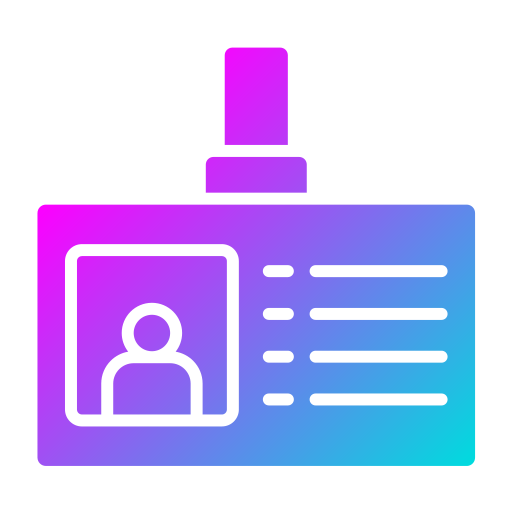 Card Generic gradient fill icon