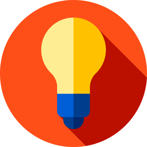 Idea Flat Circular Flat icon