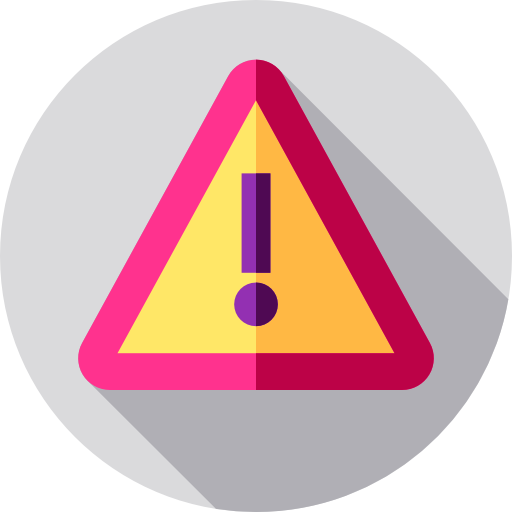 Warning free icon