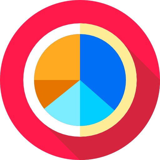 gráfico circular icono gratis