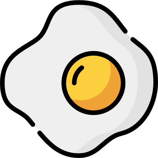 Fried egg free icon