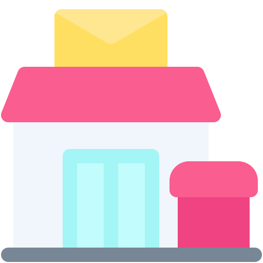 bureau de poste Icône gratuit bureau de poste Icône gratuit