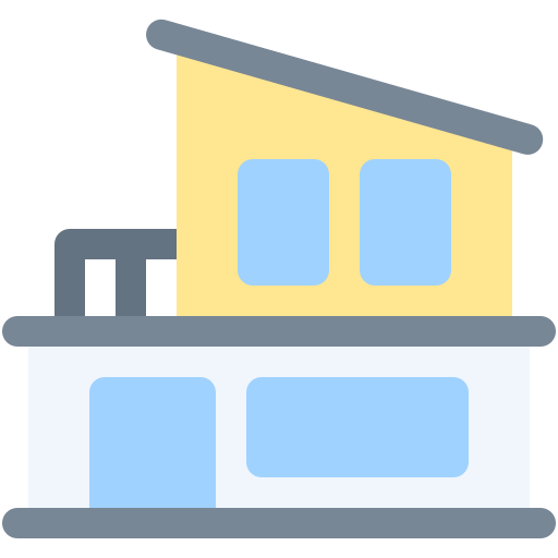 Modern house Generic color fill icon