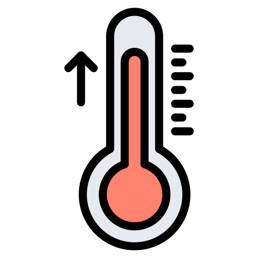 temperatura alta grátis ícone