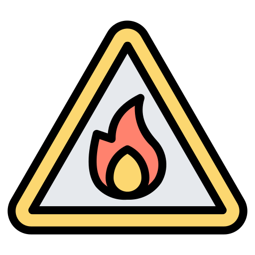 Fire sign - Free signaling icons