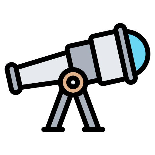 Telescope free icon