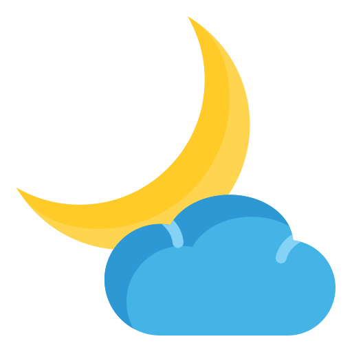 Cloudy Generic color fill icon