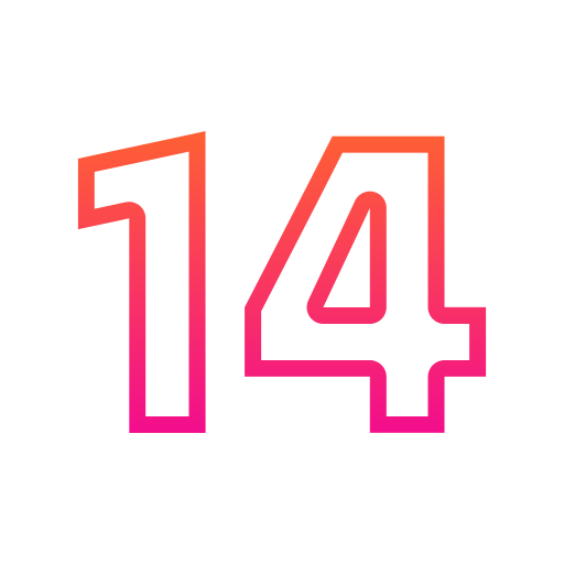 catorce icono gratis
