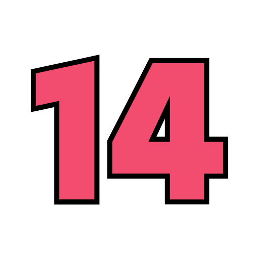 catorce icono gratis