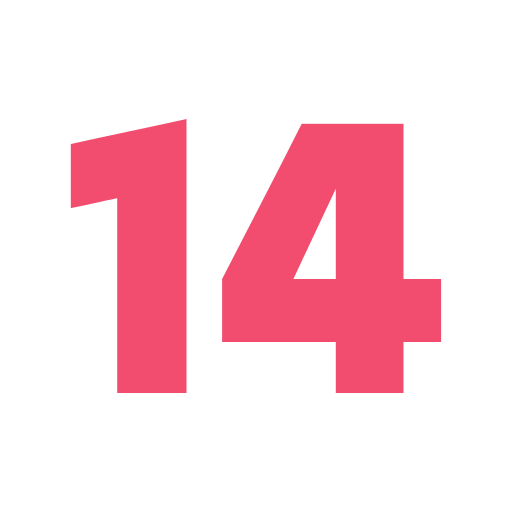 catorce icono gratis