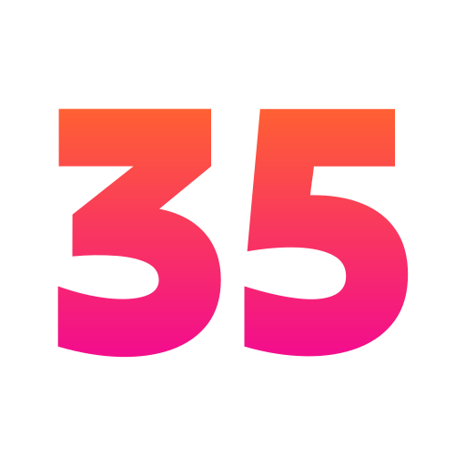 Thirty five free icon Thirty five free icon