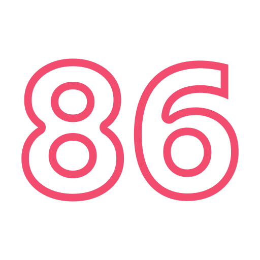 86 icono gratis