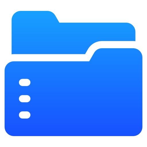 Folder Generic Gradient Fill Icon