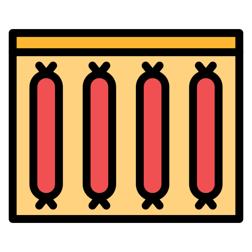 saucisse Icône gratuit saucisse Icône gratuit