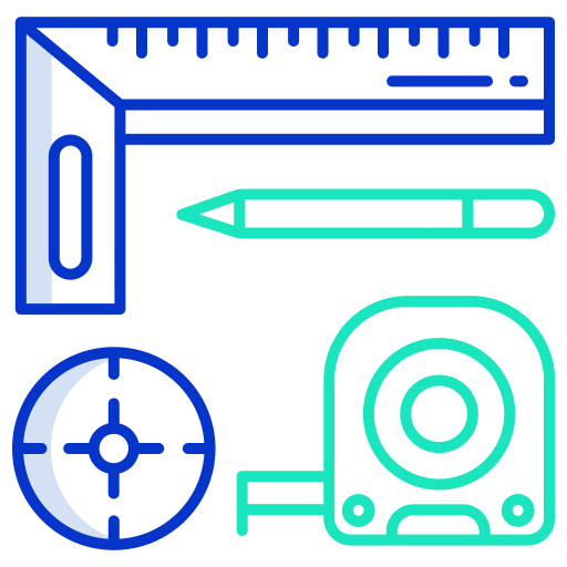 Measurement free icon