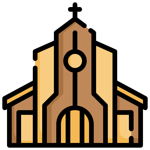 Church Generic color outline icon