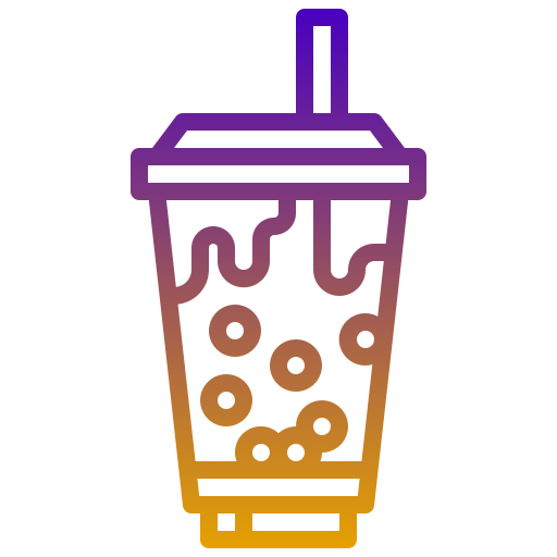 Milk tea Generic gradient outline icon