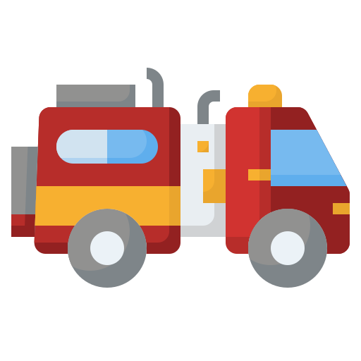 Firetruck Generic color fill icon