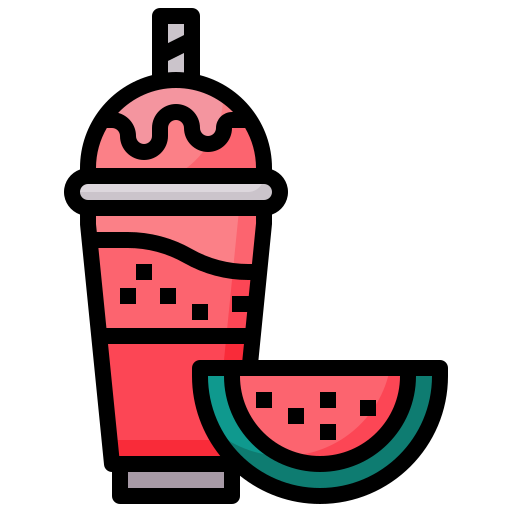 Watermelon Smoothie Generic Color Outline Icon