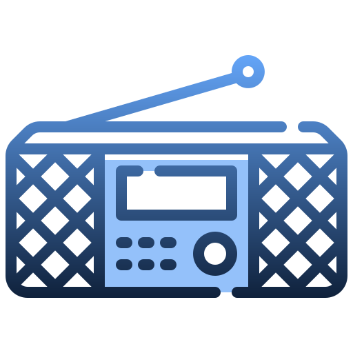 Radio Generic Gradient Outline Icon