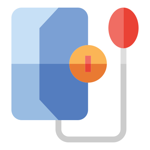 medidor de presión arterial icono gratis