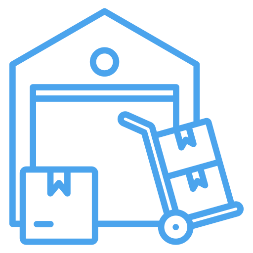 Supply chain management Generic color outline icon