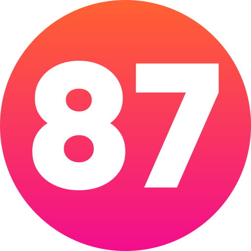 87 бесплатно иконка