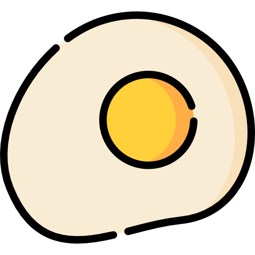Fried egg free icon