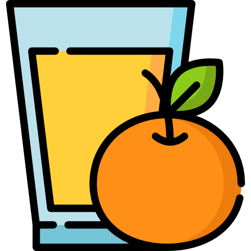 zumo de naranja icono gratis