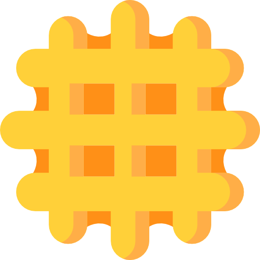 Waffle free icon
