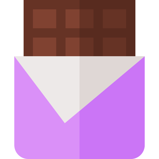 barra de chocolate icono gratis