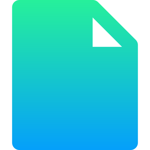 Document Generic gradient fill icon