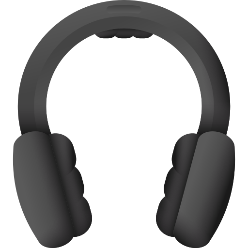 auriculares 3d icono gratis