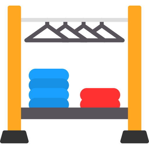 Clothing Rack Generic Color Fill Icon