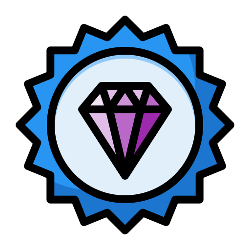 Diamond Generic color lineal-color icon